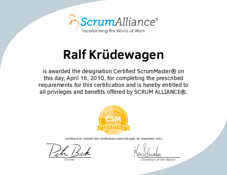 Datei:Ralf Krüdewagen-ScrumAlliance CSM Certificate.png